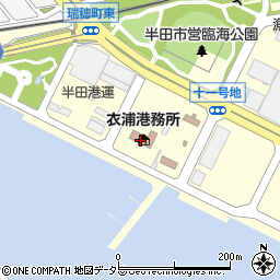 愛知県衣浦港務所総務課総務グループ周辺の地図