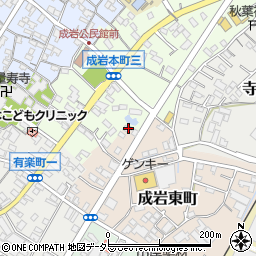 愛知県半田市成岩東町1周辺の地図