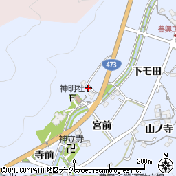 愛知県岡崎市鉢地町高山下7周辺の地図