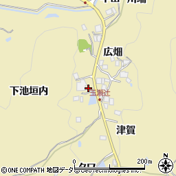 兵庫県宝塚市玉瀬下池垣内周辺の地図