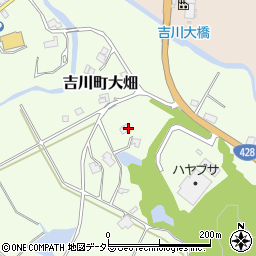 兵庫県三木市吉川町大畑224周辺の地図