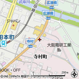 兵庫県三田市寺村町4237周辺の地図