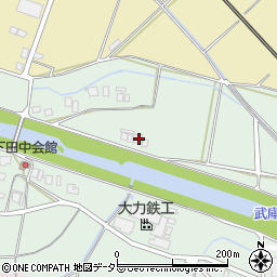 兵庫県三田市下田中294周辺の地図