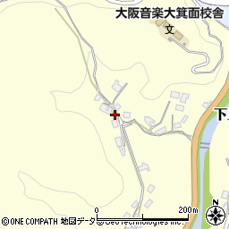 大阪府箕面市下止々呂美903周辺の地図