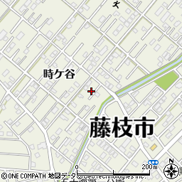 静岡県藤枝市時ケ谷400-13周辺の地図