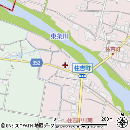 兵庫県小野市住吉町742-1周辺の地図