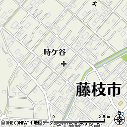 静岡県藤枝市時ケ谷385-11周辺の地図