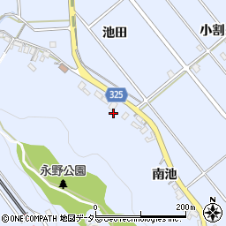 愛知県額田郡幸田町永野池田174周辺の地図