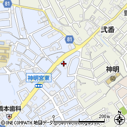 京都府宇治市神明宮東3-3周辺の地図
