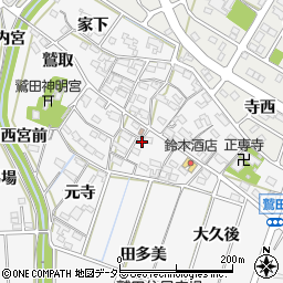 愛知県額田郡幸田町菱池寺西37周辺の地図