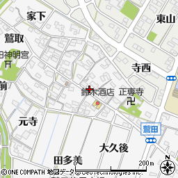 愛知県額田郡幸田町菱池寺西78周辺の地図