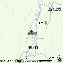 愛知県岡崎市山綱町（女郎買道）周辺の地図