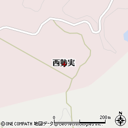 岡山県赤磐市西勢実周辺の地図