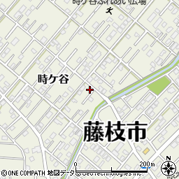 静岡県藤枝市時ケ谷400-3周辺の地図