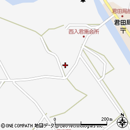広島県三次市君田町西入君132周辺の地図