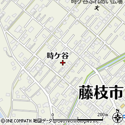 静岡県藤枝市時ケ谷385-8周辺の地図
