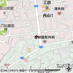 ふく助 三田周辺の地図