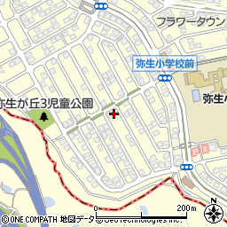 兵庫県三田市弥生が丘3丁目周辺の地図