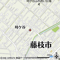 静岡県藤枝市時ケ谷400-1周辺の地図