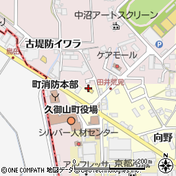 セブンイレブン久御山町役場前店周辺の地図
