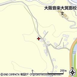 大阪府箕面市下止々呂美901周辺の地図
