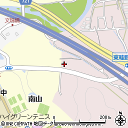 兵庫県川西市東畦野中山谷西尾1周辺の地図