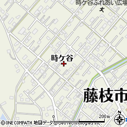 静岡県藤枝市時ケ谷385-21周辺の地図