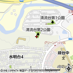 兵庫県川西市清流台4周辺の地図