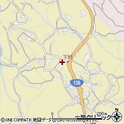 静岡県伊豆市小下田2102周辺の地図
