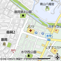 ノジマ藤枝水守店周辺の地図