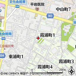 マンション霞浦Ａ棟周辺の地図