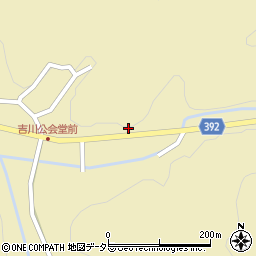 愛知県新城市吉川（広正）周辺の地図