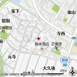 愛知県額田郡幸田町菱池寺西46周辺の地図