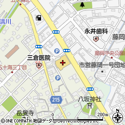 静岡銀行富士屋五十海店 ＡＴＭ周辺の地図