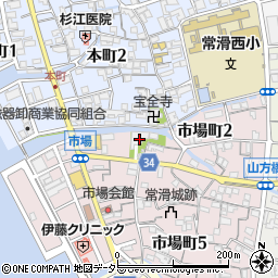 満覚寺周辺の地図
