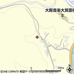 大阪府箕面市下止々呂美905周辺の地図