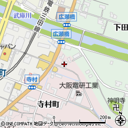 兵庫県三田市寺村町4191周辺の地図