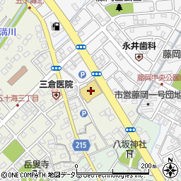 富士屋五十海店周辺の地図