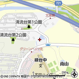 兵庫県川西市清流台1周辺の地図