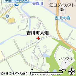 兵庫県三木市吉川町大畑214周辺の地図