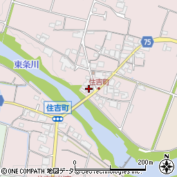 兵庫県小野市住吉町721-1周辺の地図