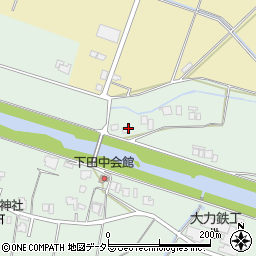 兵庫県三田市下田中281周辺の地図
