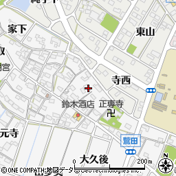 愛知県額田郡幸田町菱池寺西75周辺の地図
