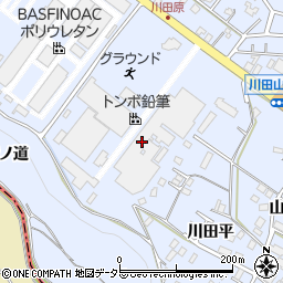 株式会社トンボ鉛筆　新城工場周辺の地図