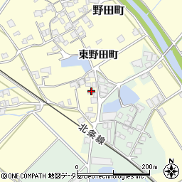 兵庫県加西市野田町300周辺の地図
