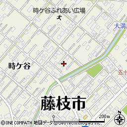 静岡県藤枝市時ケ谷398-48周辺の地図