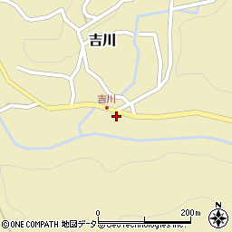 愛知県新城市吉川津舞羅105周辺の地図