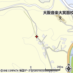 大阪府箕面市下止々呂美906周辺の地図