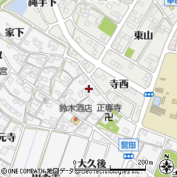 愛知県額田郡幸田町菱池寺西74周辺の地図