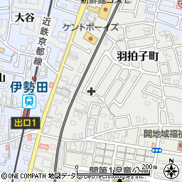 京都府宇治市羽拍子町41-3周辺の地図